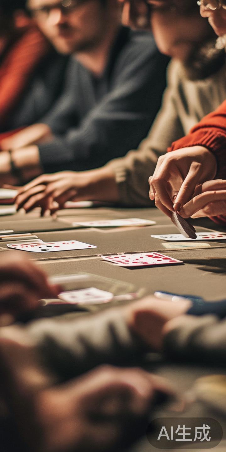 发牌环节：每位玩家会先得到两张底牌，仅自己可见。随