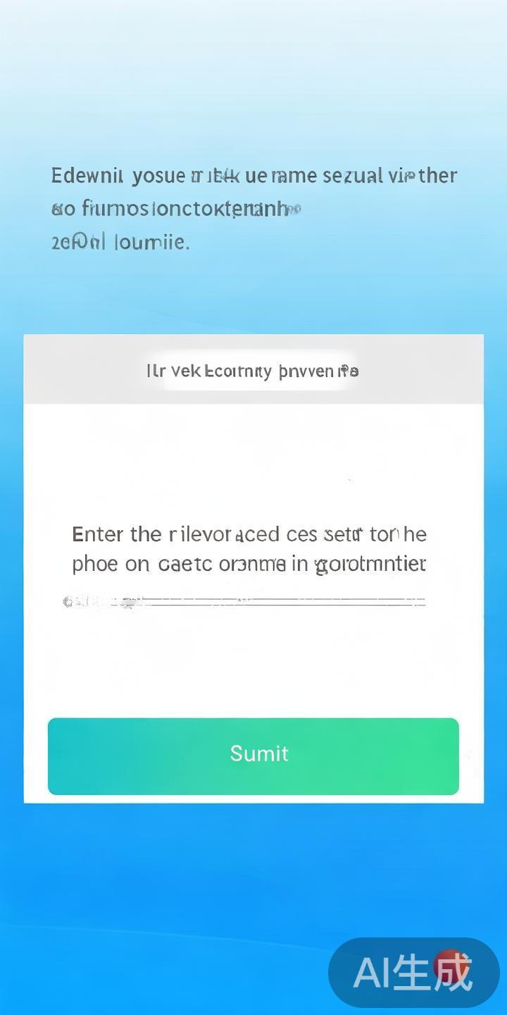 四、完成账号验证
填写完信息后，系统通常会发送验