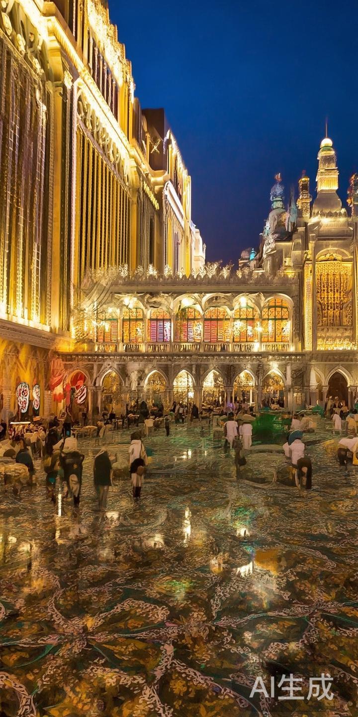 在澳门这片充满奇迹与传奇的土地上，威尼斯赌场如一颗